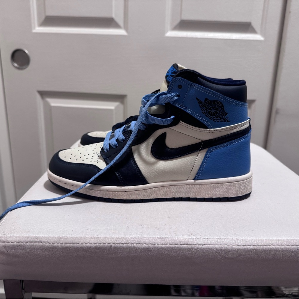 Jordan Blue and Cream High-Tops
